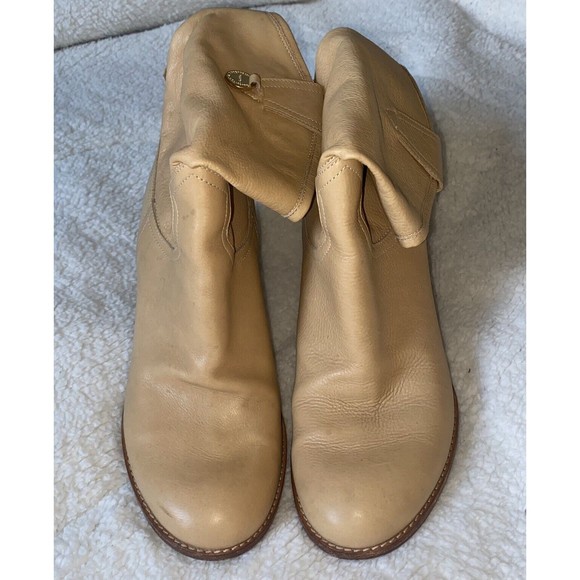 R & Renzi Heeled Boots Leather Vero Cuolo Size 37 (USA 7) Made In Italy - Picture 2 of 9